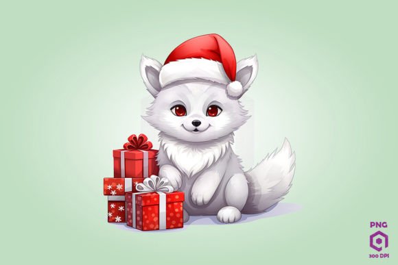 Arctic Fox Christmas Illustrations Review