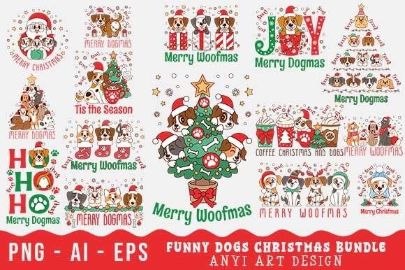 Funny Christmas Dogs Sublimation Bundle: A Designer's Review
