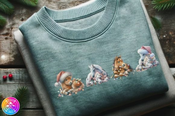 Review: Pastel Horses Christmas Lights Design