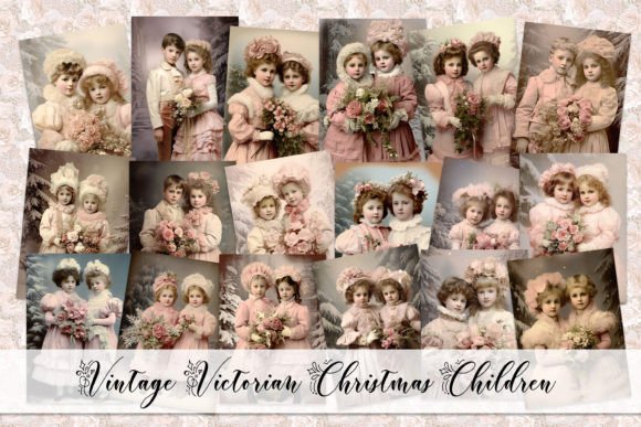Reviewing Vintage Victorian Christmas Children for Embroidery