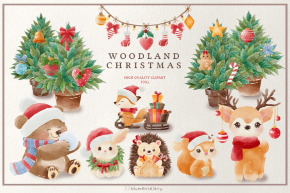 Woodland Christmas Animal Clipart: A Seller's Review